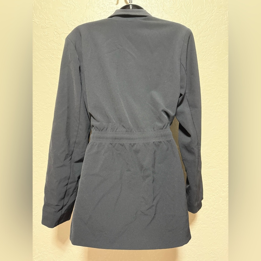 Athleta Endless Primatwill Blazer Black Size 14 - Picture 3 of 5